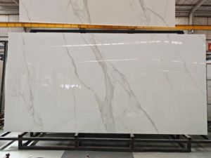 Tấm đá nhân tạo mài bóng Alpine White 3200x1600x12mm dùng cho mặt bàn, tường, sàn - Product Image 3
