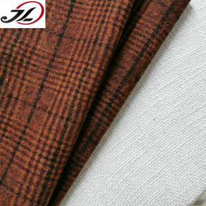 <span class=keywords><strong>Pas</strong></span> <span class=keywords><strong>cher</strong></span> en gros teint en fil à carreaux brossé <span class=keywords><strong>tartan</strong></span> en laine <span class=keywords><strong>tissu</strong></span> pour veste - Product Image 2