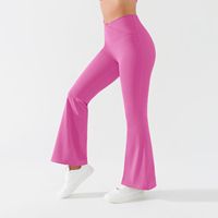 Leggings de Yoga con Logo Personalizado Vractive, Pantalones Deportivos Acampanados, Transpirables, de Longitud Completa, para Gimnasio y Deportes, para Mujer, Venta al Por Mayor