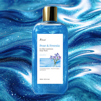 Gel Douche Exfoliant Lumineux et Scintillant OEM à l'Acide Salicylique et au Zinc PCA pour Peaux Grasses et Rugueuses