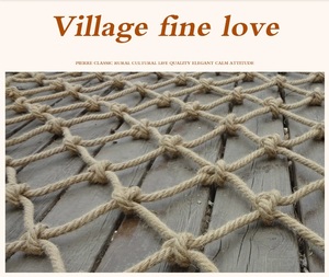 Nhà Máy Chất Lượng Cao Cây Gai Dầu Tự Nhiên Manila Dây Leo Núi Hàng Hóa Net Trẻ Em An Toàn Đay Lưới - Product Image 5