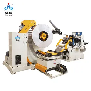 3 in 1 Uncoiler Straightener Feeder For Steel Coil Feeding and Handling Line