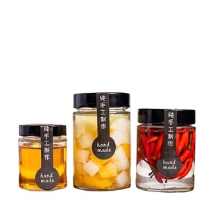 100ml 150ml 180ml 220ml 280ml 380ml 500ml Food Storage Container Honey Jar Glass Food Packaging With Metal Lid - Product Image 3