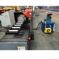 Machine de formage à froid de profilés en U pour tôles de construction de 1,5 à 2,0 mm