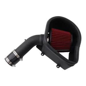 Kit d'admission d'air froid à haut débit pour Audi <span class=keywords><strong>A1</strong></span> 1.4 <span class=keywords><strong>TFSI</strong></span> <span class=keywords><strong>122</strong></span> CV (2010 et plus) (AD-A101) AIM103-BK-RD - Product Image 2
