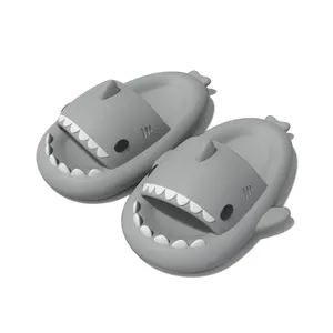 Multi-colored Cute Anti-slip Thick Flip-flops Bottom Shark Slipper Bathroom Slipper Children Slides
