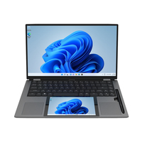 Laptop Artist Pro Intel Baru 15.6+7 Inci dengan Pengenalan Wajah Inframerah, RAM 16GB, SSD 256GB/512GB/1TB, Kamera HD, Win10