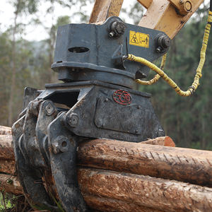 Pinza para Troncos Giratoria, Duradera y Eficiente de 110-700 mm, Capacidad de Sujeción de 10-20 Toneladas, Diámetro de Sujeción, Componente Central de Rodamiento Directo de Fábrica para Excavadora - Product Image 3