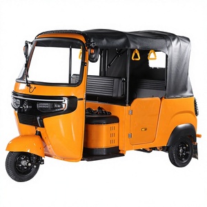 Triciclo de Pasajeros Pequeño con Pantalla LCD Independiente de 72V48Ah Cinturón de Seguridad para Conductor, 1 Asiento Trasero, 2 Parabrisas, Cinturón de Seguridad Automático - Product Image 4