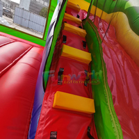Château gonflable commercial de grande taille pour fêtes en plein air, combo de saut et glissade, Castillo Inflable