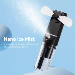 Nuevo Ventilador de Mano con Rociador de Agua, Mini Ventilador Plegable Recargable por USB, Ventilador Portátil con Nebulizador de Agua - Product Image 6
