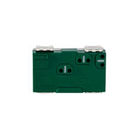 Soket meja daya pintar 16A 250V, aplikasi industri 50Hz/60Hz dengan beberapa colokan 2 Outlet