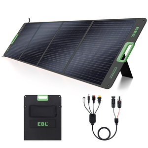 Ebl Panneaux solaires portables monocristallins pliables 200W à bas prix pour station d'alimentation extérieure - Product Image 1