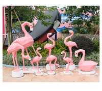 Statue de flamant rose fabuleux personnalisée 2022, statues et sculptures de flamants roses, art de jardin, flamant rose pour l'extérieur et l'intérieur