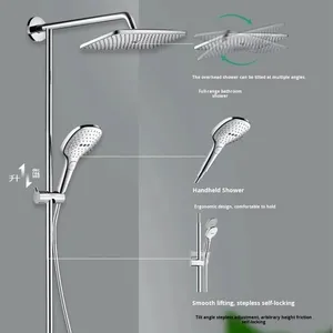 Raindance 240 Large Top <b>Spray</b> Showerhead 26777007 Single-Handle Three-Way Rainfall <b>Set</b> Ceramic - Product Image 5