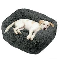 Coussin pour animaux de compagnie rectangulaire, rose, gris, blanc, luxueux, doux, confortable, moderne, écologique, fabriqué par un grossiste