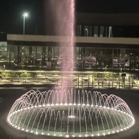 Fuente Musical Portátil Pequeña de Acero Inoxidable Premium, Hecha a Medida para Jardín o Villa