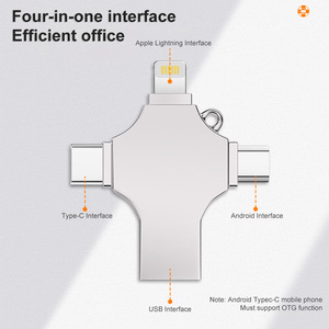 Nhà Máy Cung Cấp Nhanh Chóng Chuyển <span class=keywords><strong>Memory</strong></span> <span class=keywords><strong>Stick</strong></span> 32G 64G 128G 256G 512G 1Tb 2Tb USB Ổ Đĩa Flash 4 Trong 1 OTG Cho iPhone/Máy Tính - Product Image 3