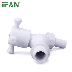 IFAN Muestra <span class=keywords><strong>gratis</strong></span> Grifo de cocina de plástico Material de PVC Color blanco Grifo de agua de plástico de 1/2 pulgadas - Product Image 3