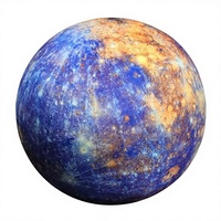 Coussin sphérique en peluche Thème Planètes (Terre, Lune, Étoile) pour Décoration d'intérieur, Jouet en peluche, Cadeau pour enfants, Articles de literie, Vente en gros