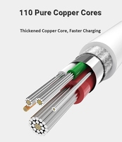 Type C Snelle oplaaddataoverdracht 100 W Draadloos USB C Sterk, betrouwbaar oplaadkabel Compatibel met meerdere apparaten Duurzame snoerkabel