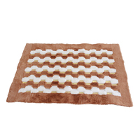 Tapis doré de luxe moderne pour le salon Décoration abstraite Grands tapis Table basse Tapis d'appoint Chambres Tapis décoratif Tapis de salon