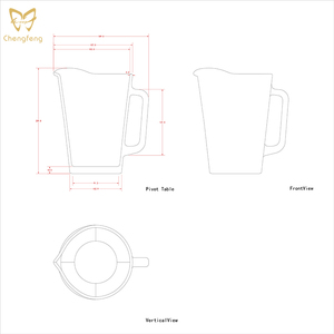 4 pint nước thủy tinh <span class=keywords><strong>Jug</strong></span> bia Pitcher máy rửa chén an toàn rõ ràng nước thủy tinh Jar nước trái cây cho khách sạn nhà hàng và Đảng sử dụng - Product Image 6