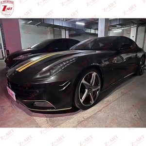 Z-ART FF Splitter avant en fibre de carbone sèche pour Ferrari FF, lèvre de pare-chocs avant en fibre de carbone préimprégnée pour FF - Product Image 5