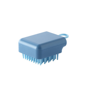 แปรงอาบน้ำสัตว์เลี้ยงน้ำหนักเบาพกพาได้อุปกรณ์ทำความสะอาดตัดแต่งขนสุนัขแมวอาบน้ำหวีผมไม่พันกัน - Product Image 5