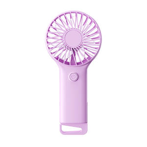 Outdoor portable USB rechargeable handheld fan <b>macaron</b>-colored hiking hook - Product Image 6