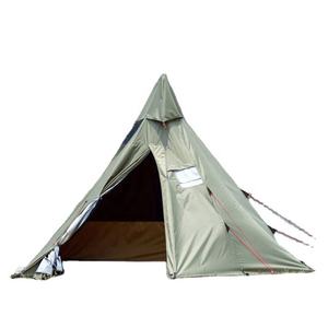 Design Your Own Logo Oxford Fabric Lightweight Outdoor Keep Warm Pyramids 4 Season Camping <b>Tent</b> with 3 <b>Stove</b> Jack and Inner - Product Image 1