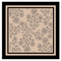 Tapis de table de mahjong à motifs floraux sauvages de 31,5 pouces, pliable, avec réduction du bruit, pour jeux d'intérieur