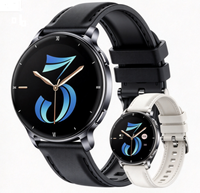 Montre connectée étanche IP68 HT39 avec écran rond AMOLED, suivi de la santé, suivi de la forme physique, montre connectée sport pour hommes et femmes