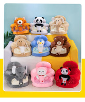 Vente directe d'usine OEM Canapé pour bébé en peluche douce personnalisé en forme d'animal panda pour les tout-petits apprenant à s'asseoir Produits pour bébés