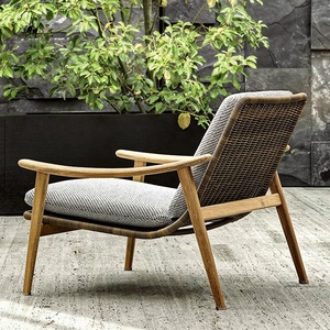 Phong Cách Hiện Đại Bền Ngoài Trời Tếch Bàn Ghế Kết Hợp Vườn Hồ Bơi Bên Bờ Biển Cà Phê Cửa Hàng Patio Sân Biệt Thự - Product Image 6