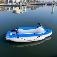 Bateau Moteur Électrique Flottant Gonflable de 700W pour Jets Ski et Sports Nautiques