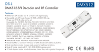 Décodeur de pixels DMX vers SPI DS-L 5-24VDC, contrôleur RF DMX512/RDM, contrôleur de lumière LED numérique sur rail DIN