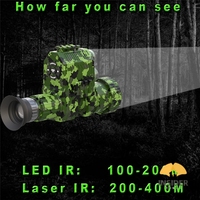 Monocular con Visión Nocturna Megaorei NK007S con Cámaras de Grabación de Video 720P 1080P