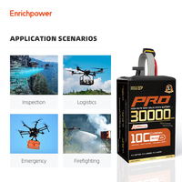 Baterai Lipo Drone Solid State EP, Baterai Lithium Polymer UAV, Paket Baterai Kustom Pabrik, Baterai FPV 28000mah 30000mAh 3.7V 22.2v 29.6v