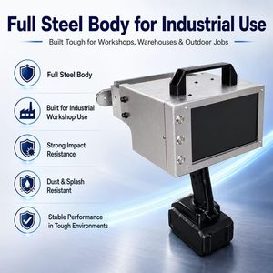 Máquina de Marcado por Micropercusión Portátil INPTNOV, Pantalla Táctil de 4.7x2 Pulgadas, Grabador de Metal, Uso Industrial - Product Image 3