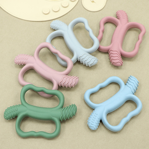 <span class=keywords><strong>Mordedor</strong></span> <span class=keywords><strong>de</strong></span> Silicona <span class=keywords><strong>en</strong></span> <span class=keywords><strong>Forma</strong></span> <span class=keywords><strong>de</strong></span> Plátano con Asa, Hecho <span class=keywords><strong>de</strong></span> Silicona <span class=keywords><strong>de</strong></span> Grado Alimenticio con Superficie Texturizada Masticable - Product Image 6