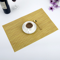 Napperon de table de luxe moderne carré, isolant thermique, écologique, 70% PVC + 30% Polyester, certifié REACH, pour cuisine et salle à manger