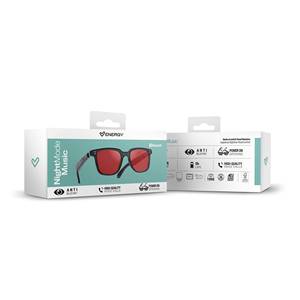 Mode Nuit - Lunettes Intelligentes avec Verres Relaxants Rouges / Filtre Anti-Lumière Bleue et UV400 / Bluetooth et Audio à Oreille Ouverte - Product Image 6