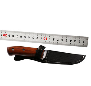 Ngoài trời OEM ODM đầy đủ tang tùy chỉnh 440 chiến thuật cố định Lưỡi dao dao săn bắn sinh tồn với vỏ bọc nylon - Product Image 4