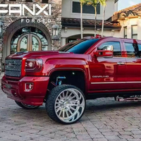 Jantes Super Single 24x12 24x14 8x170 pour Ford F250 26x12 26x14 8x180 pour GMC Sierra 2500HD 26x16 8x6.5 pour Dodge 2500