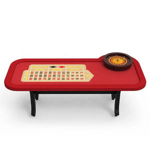 YH 215cm Lucky Red European Style H Legs Juego de azar Mesa de póquer <span class=keywords><strong>Casino</strong></span> 22 ''Mesa de rueda de <span class=keywords><strong>ruleta</strong></span> - Product Image 2