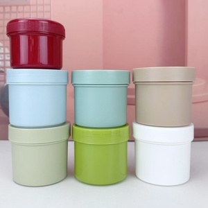 5 oz 150ml Green Blue Orange White <b>Plastic</b> Cosmetic <b>Jar</b> With Screw Top Lids for Body Butter - Product Image 4