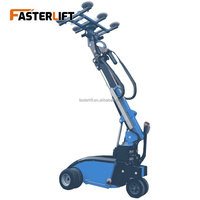 Équipement de levage de verre électrique, chariot à vide utilisé pour la pose de carreaux de marbre, machine avec conception télescopique, vitriers