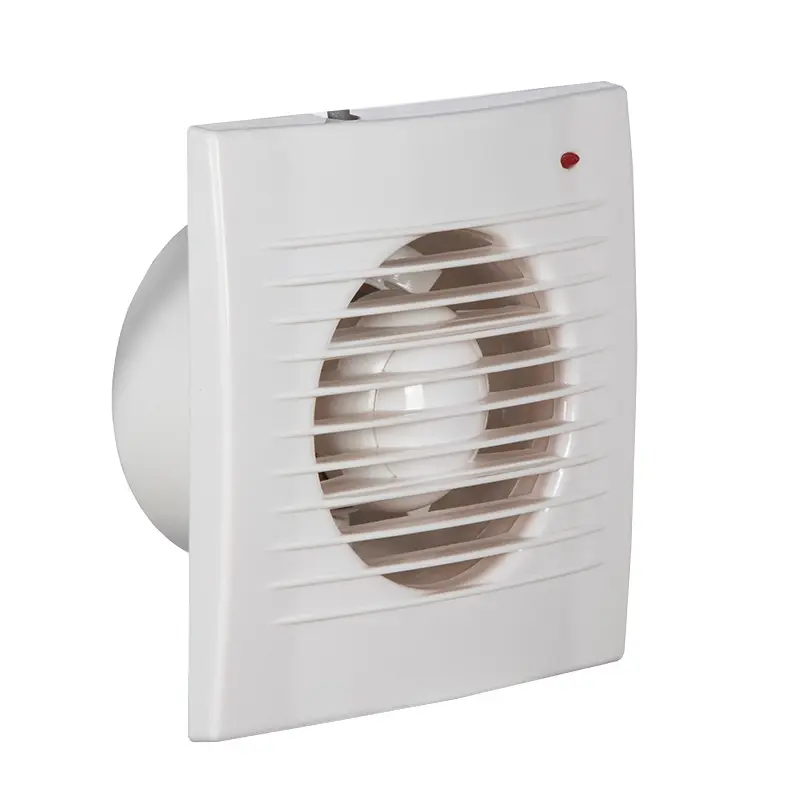 High Flow Rate Exhaust Fan Round Automatic Shutter Exhaust Fan For Restroom