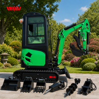 Excavator Mini Leiyu dengan Motor Bermomentum Tinggi untuk Konstruksi Pedesaan dan Penggunaan Pertanian, Asal Shandong, Diskon Super